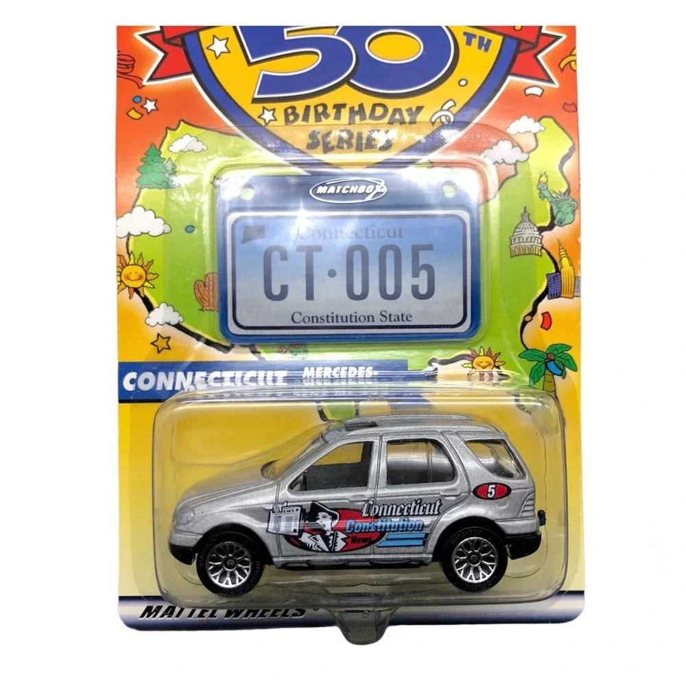 Matchbox Across America 50th Birthday Connecticut‎ Mercedes-Benz ML 430 1/64 #5